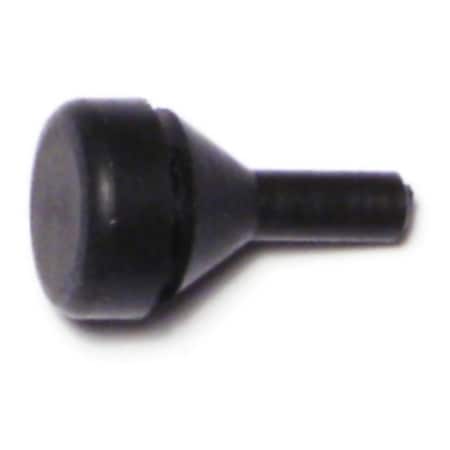 Midwest Fastener 1/2" x .2" Black Rubber Long Door Bumpers 6PK 72162